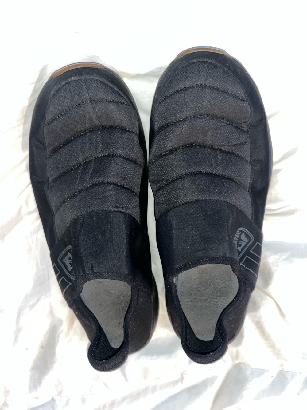 Rossignal Slides Black Slip-On Quilted Casual Shoes